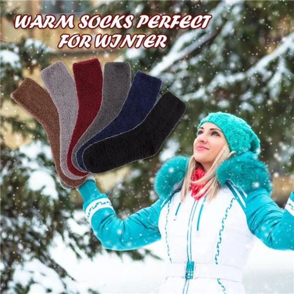 Women's Fuzzy Socks Animal Soft Warm Cute Microfiber Cozy Fluffy Winter Socks